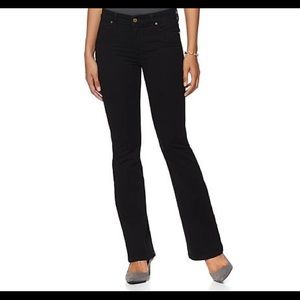 JONES NEW YORK BLEECKER BOOTLEG IN BLACK